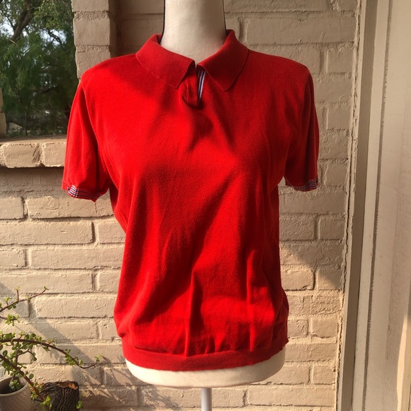 Y2K Polo Style Top - Picture 3 of 9